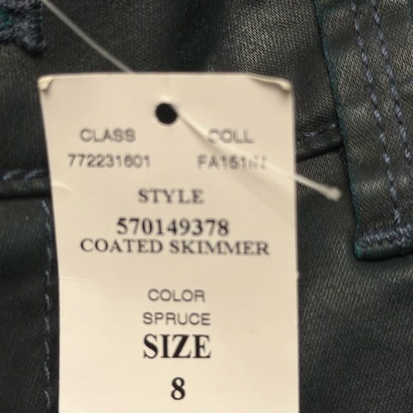 White House Black Market Dark Green Skinny Leg Pants - Picture 13 of 15